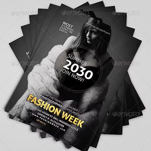 Fashion Week - Flyer Template 8060998