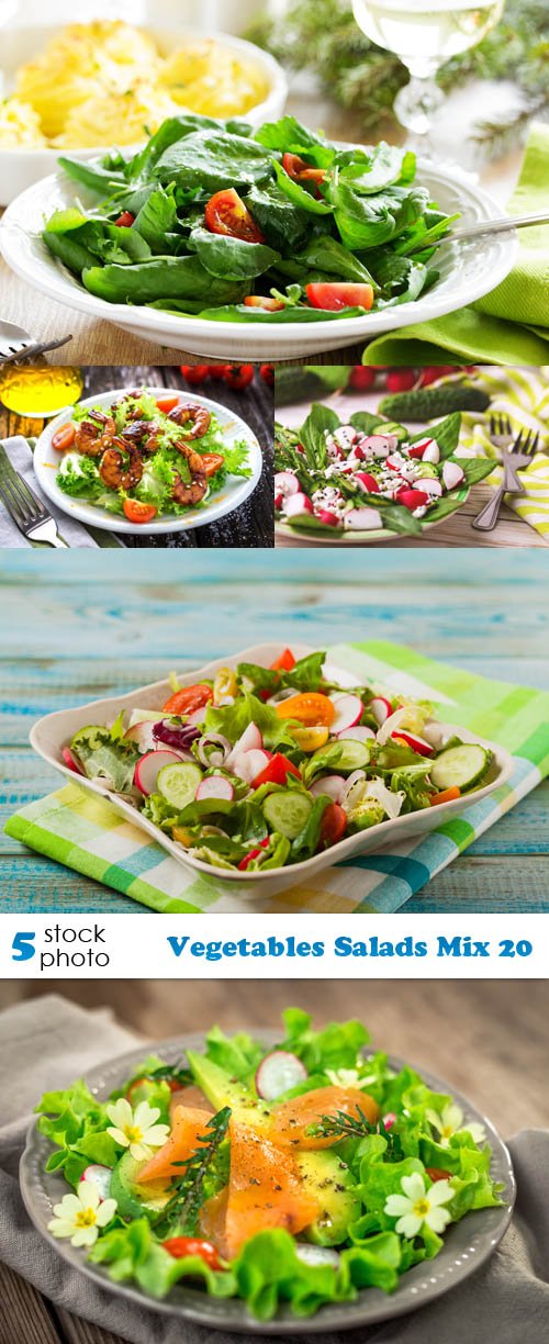 Photos - Vegetables Salads Mix 20