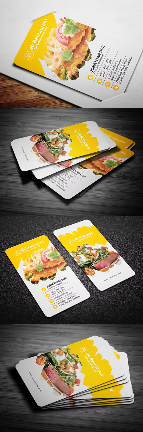 Restaurant Business Card CPLHQN