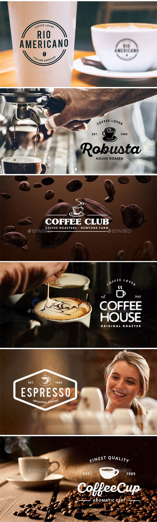 15 Modern Coffee Logo & Label 17684276