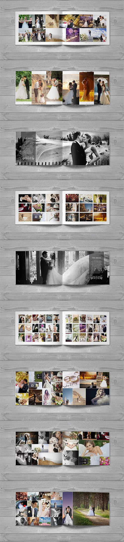 30 Page Wedding Book Template 12853361