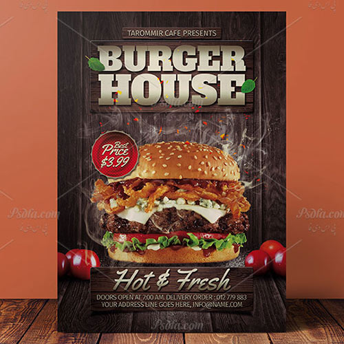 Burger House Flyer Template