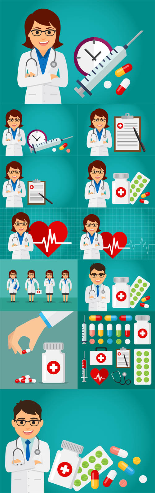 Vectors - Doctor Health Care