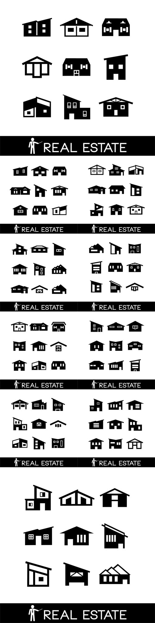 Vector Houses Icons