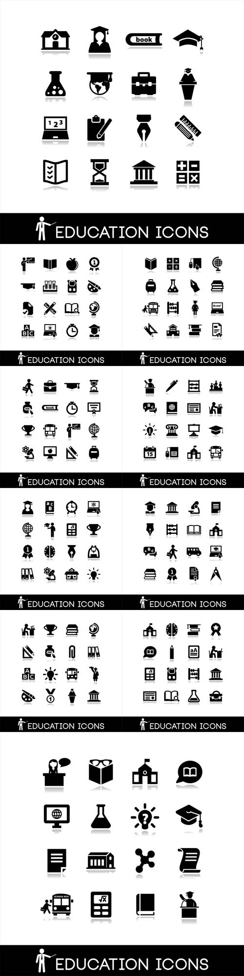 Vectors - Education and Learning Icons
