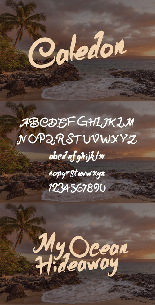 Scribble Font - Caledon