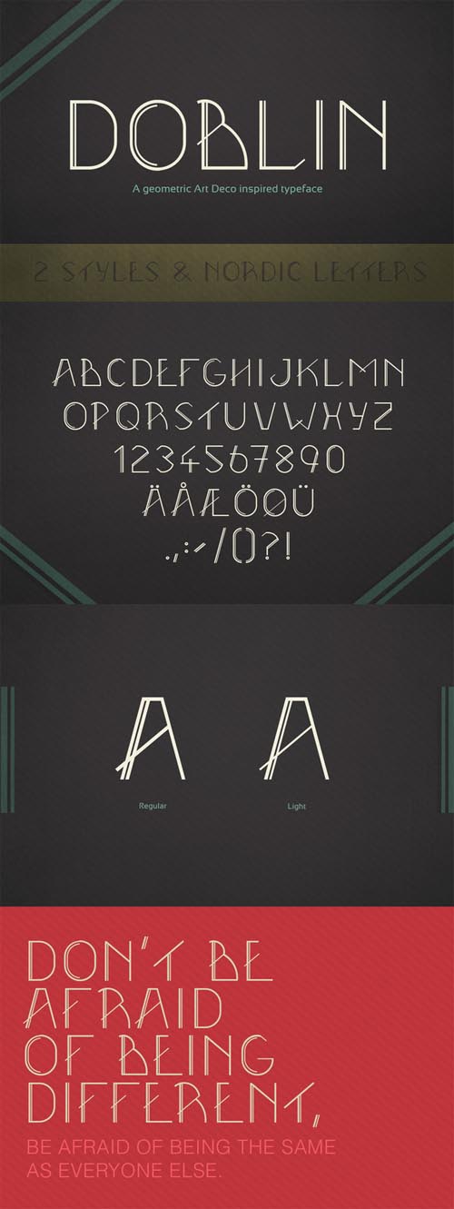 Doblin Typeface (2 Styles) 512683