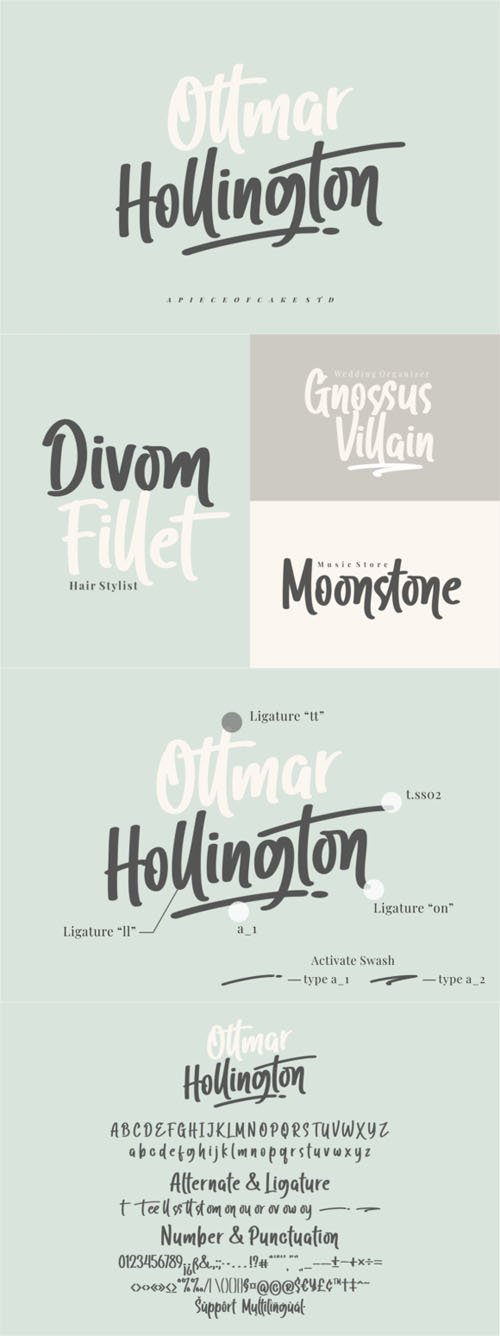 Ottmar Hollington - Stylish Handwritten Font