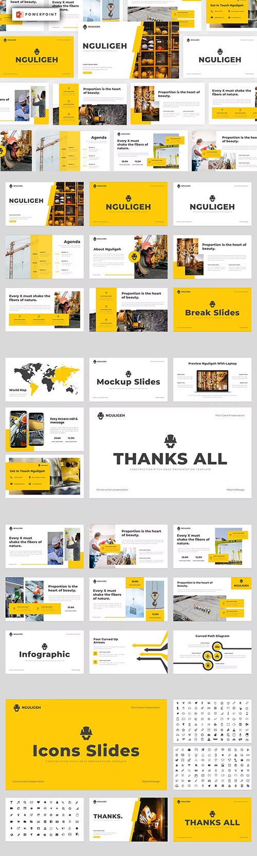 Nguligeh - Construction Powerpoint Template NF69JAN