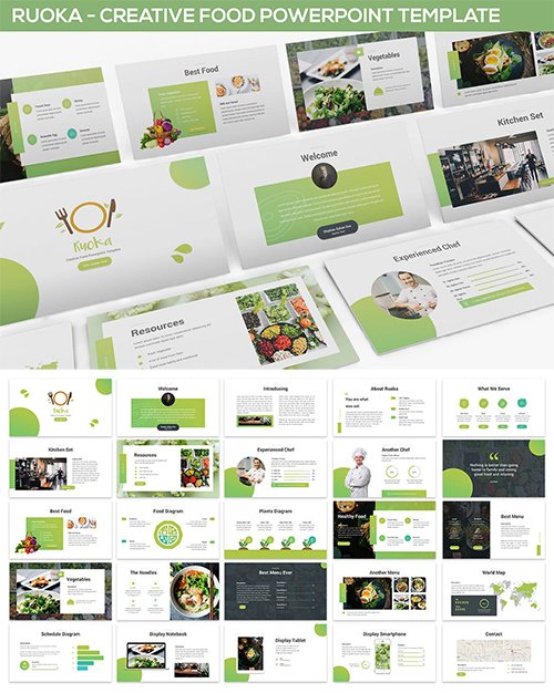 Ruoka - Creative Food Powerpoint Template