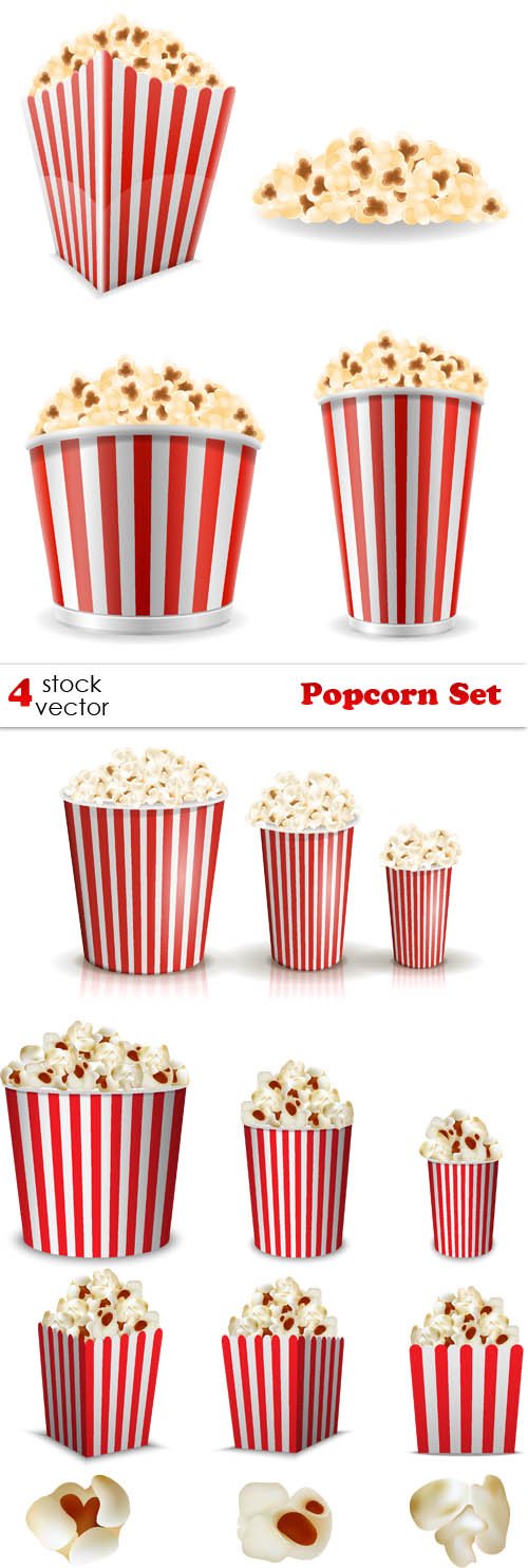 Vectors - Popcorn Set