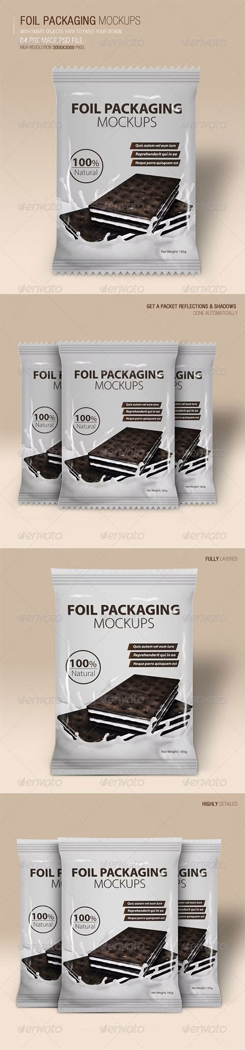 Foil Packaging Mockups Vol.2 6593106