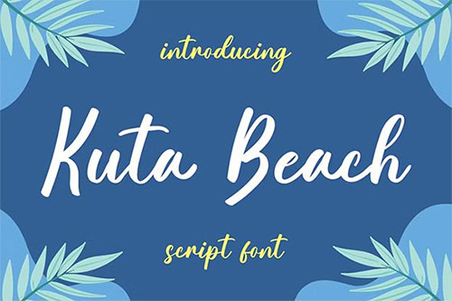 Kuta Beach - Summer Font