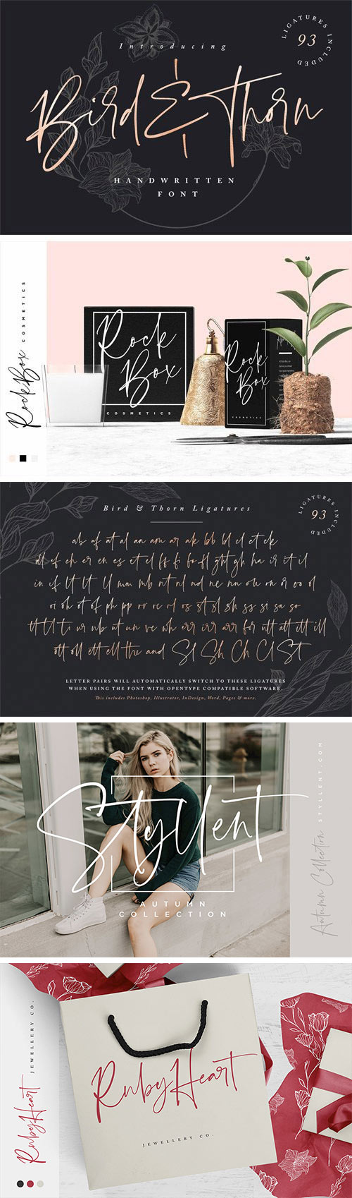 Bird And Thorn Font