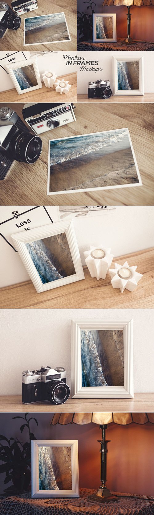 Photo in Frames PSD Mockups