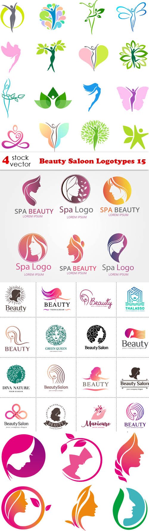 Vectors - Beauty Saloon Logotypes 15