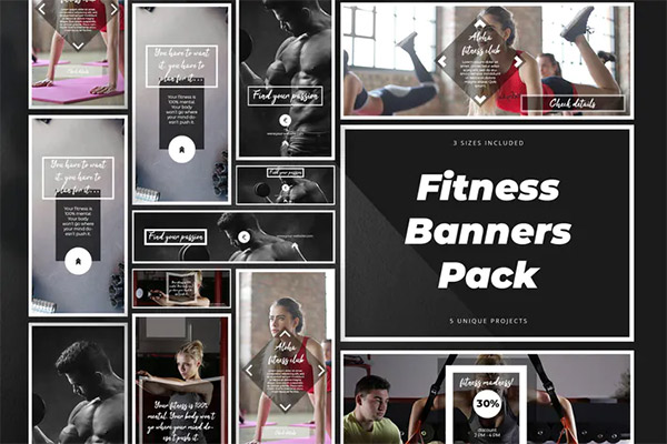 Fitness Banner Pack