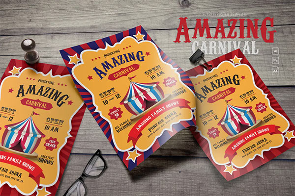 Graphicriver - Amazing Carnival Flyers