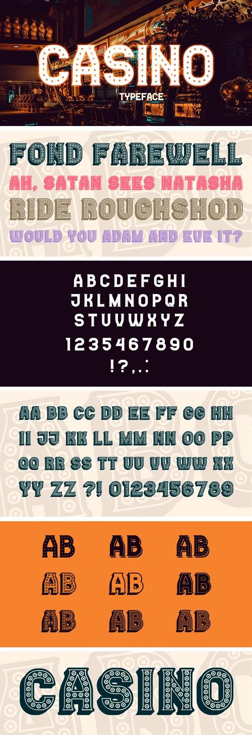 Casino Font Family