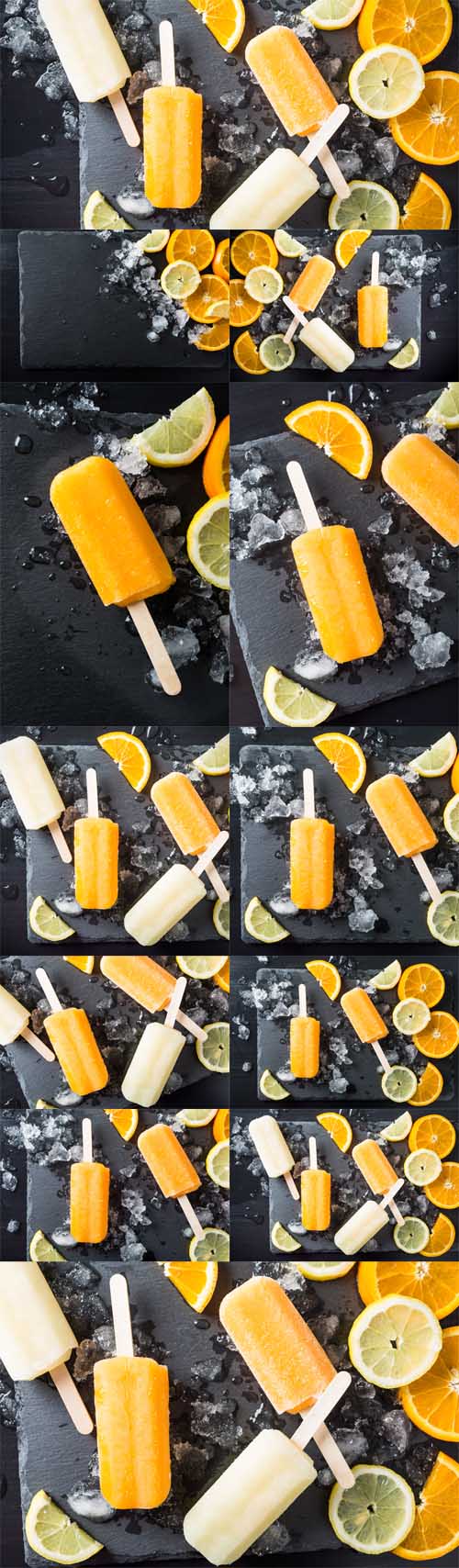 Photos - Slices of orange and limon