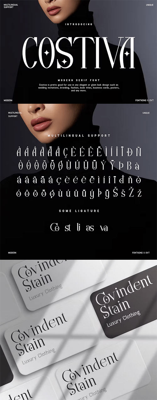 Costiva - Modern Serif Font JVU9NMJ