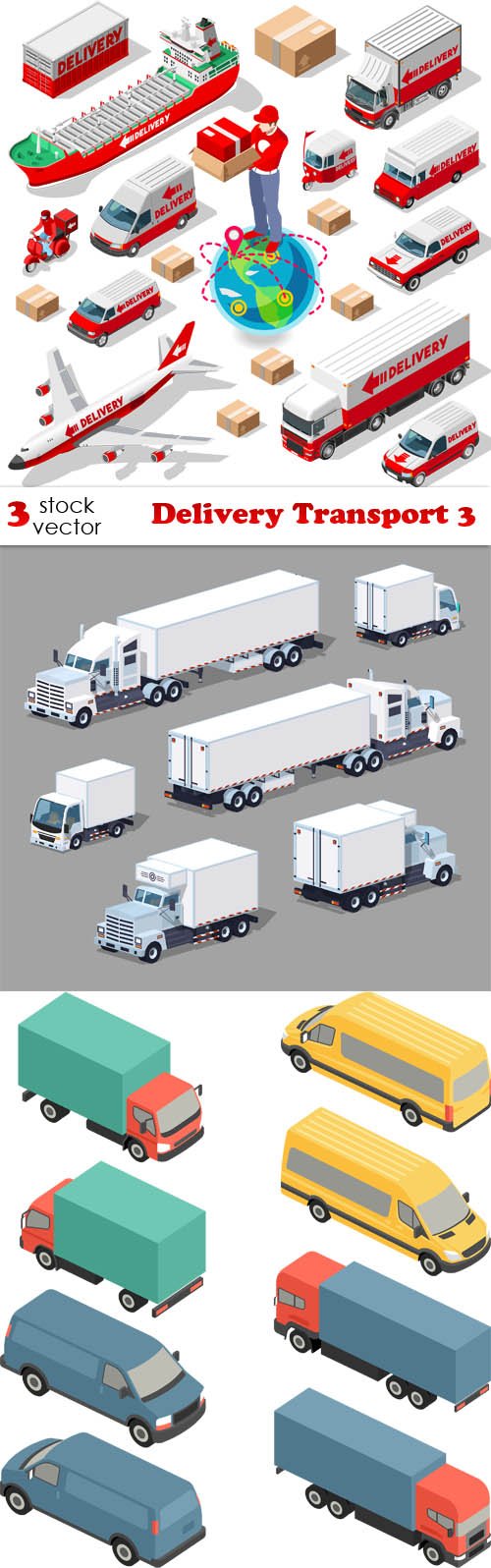 Vectors - Delivery Transport 3