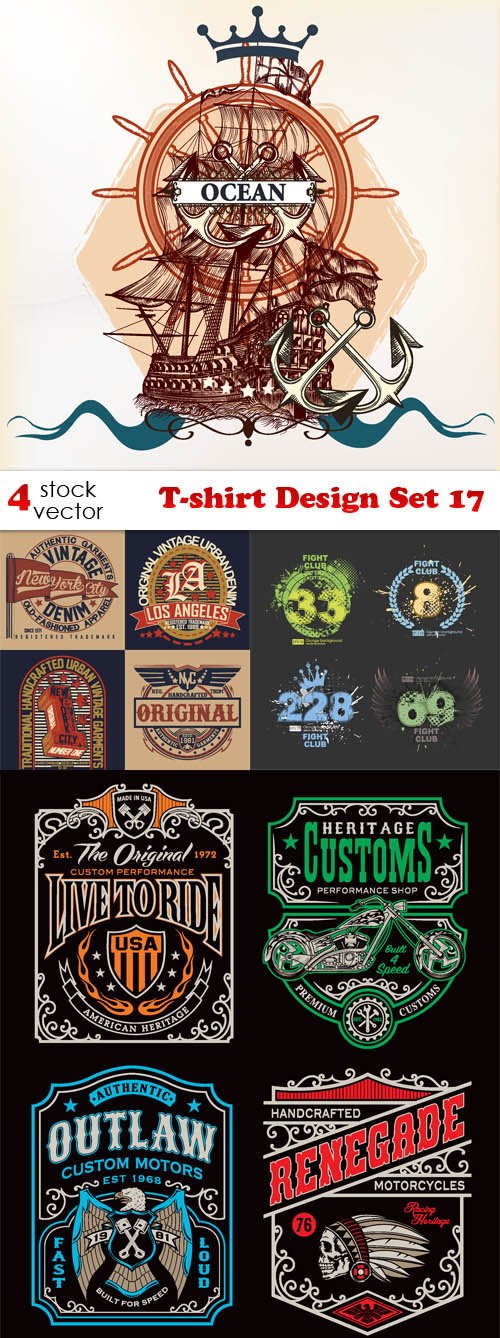 Vectors - T-shirt Design Set 17