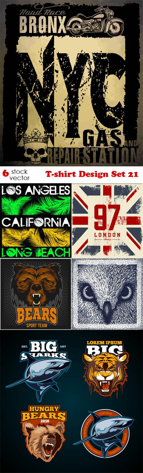 Vectors - T-shirt Design Set 21