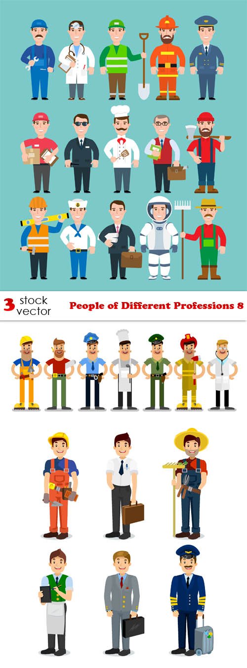 Vectors - People of Different Professions 8
