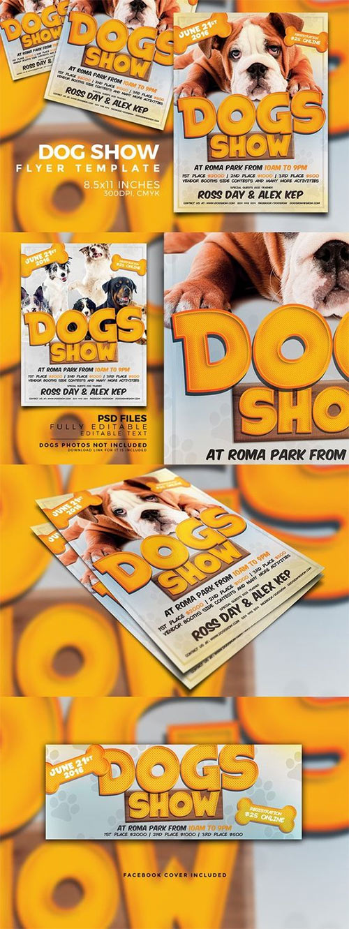 Dog Show Flyer Template 730684