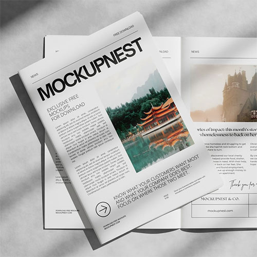 Newspaper Mockup Design