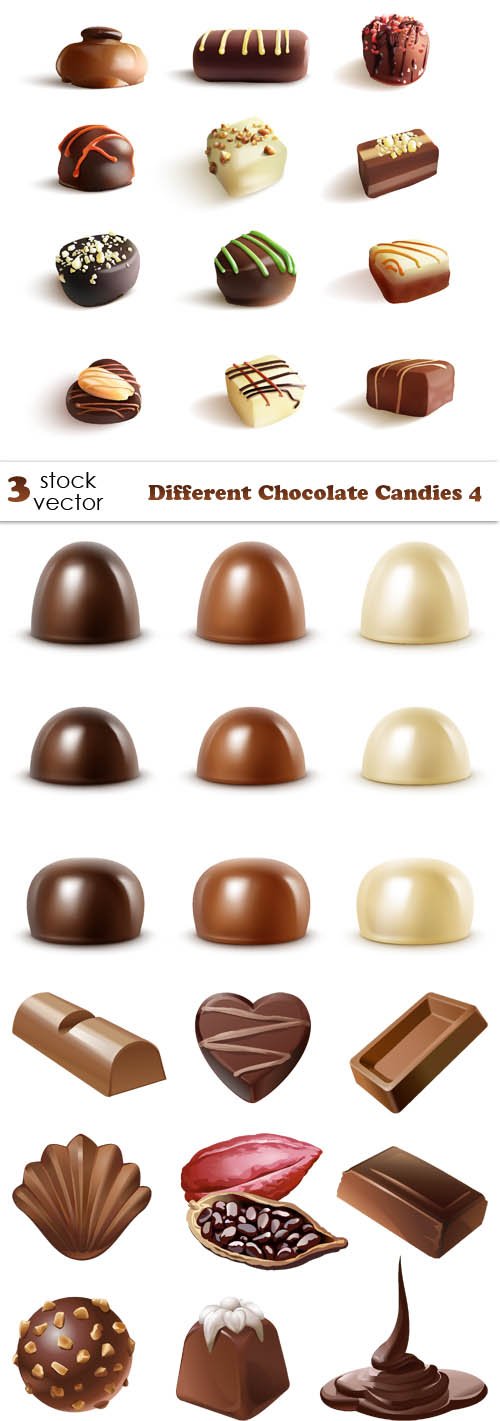 Vectors - Different Chocolate Candies 4