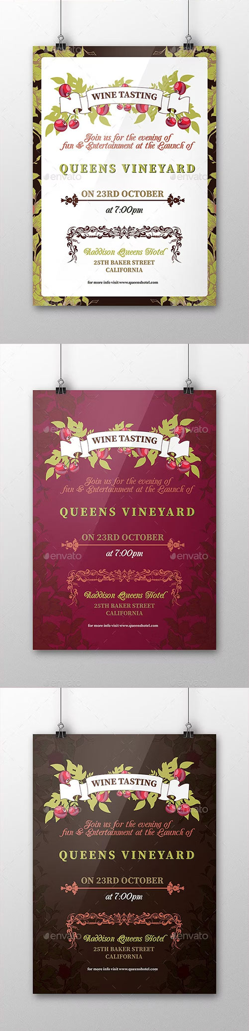 Wine Tasting Flyer/Poster 12342130