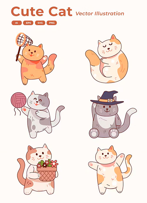 Cute Cats Collection V2