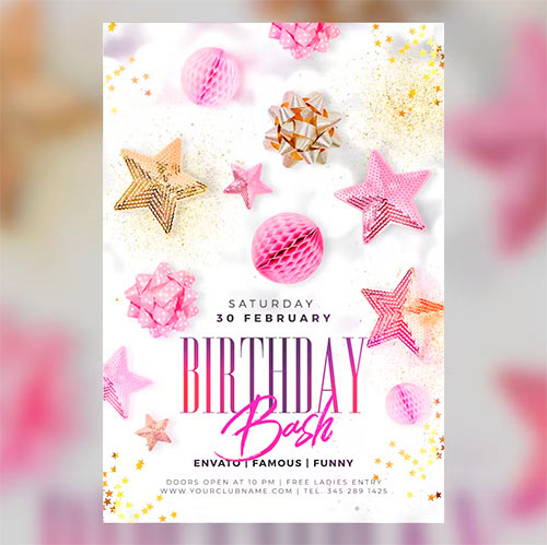 Birthday Flyer VT5962J