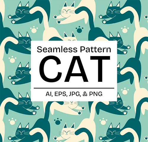 Cat Patterns 7K52PCU