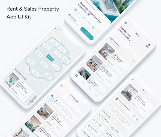 Rent & Sales Property App UI Kit 3SYEDB7