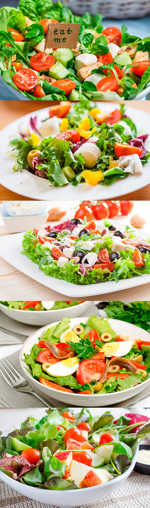 Photos - Vegetables Salads Mix 7