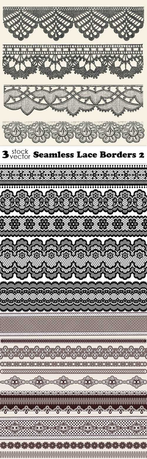 Vectors - Seamless Lace Borders 2