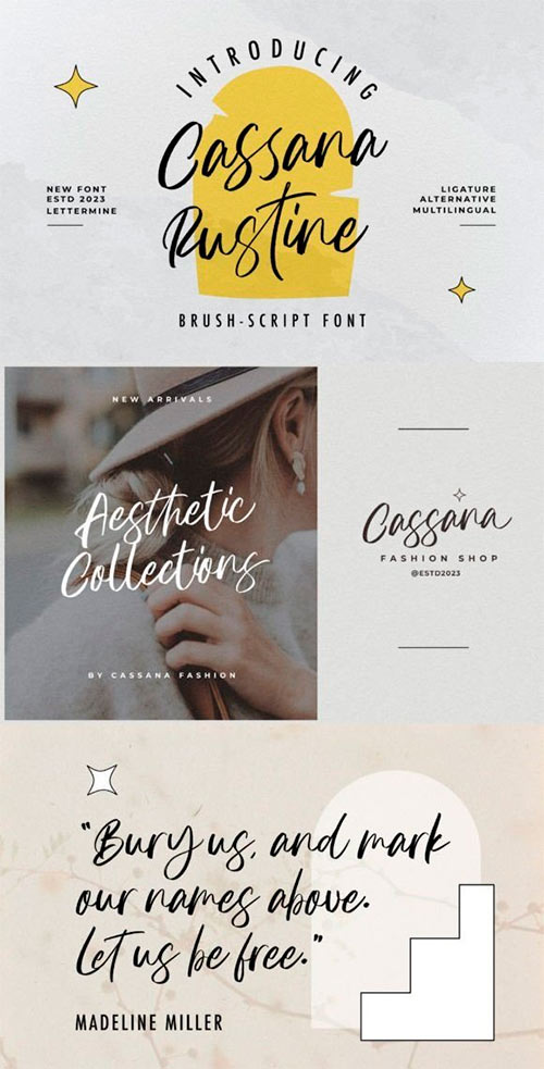 Cassana Rustin Font 92793878