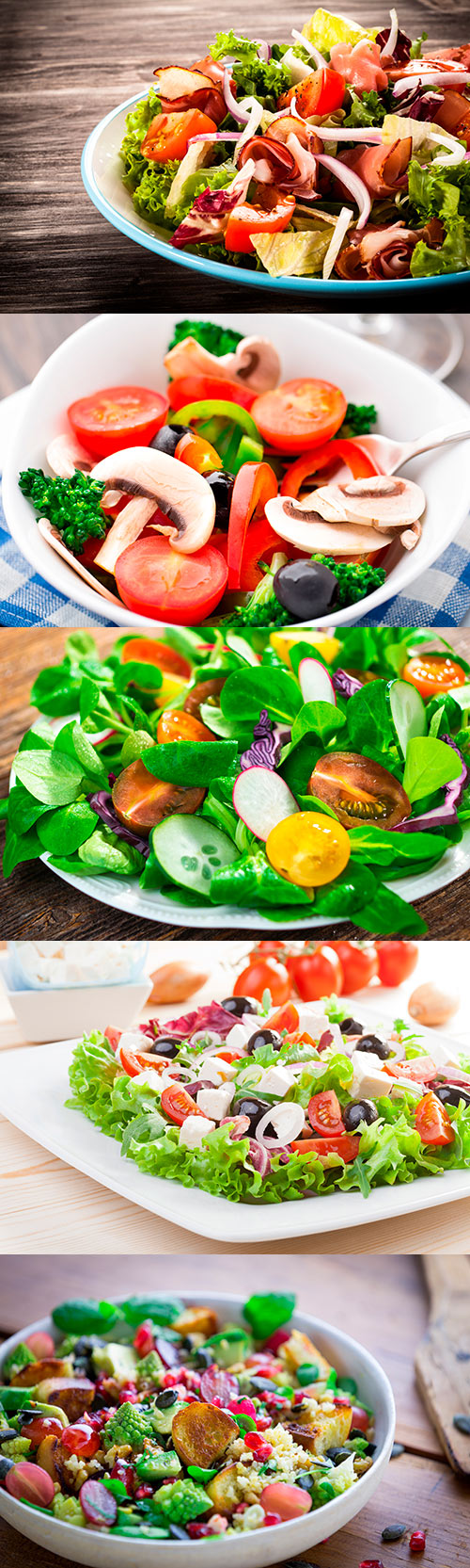 Photos - Vegetables Salads Mix 6