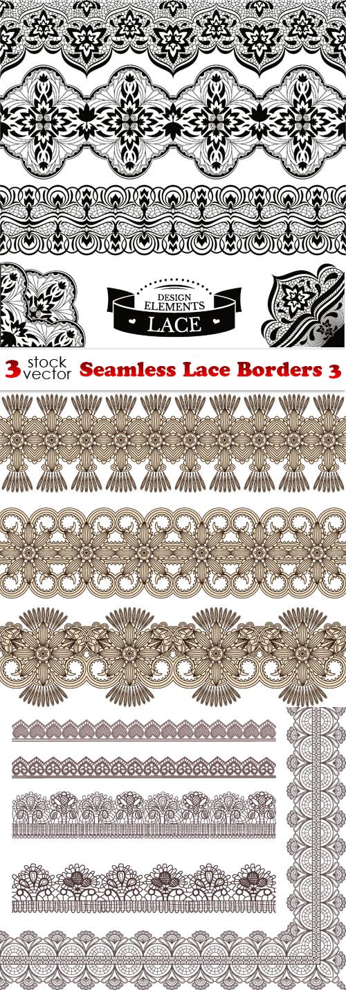 Vectors - Seamless Lace Borders 3