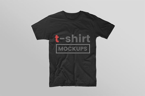 Black T-Shirt Mockups