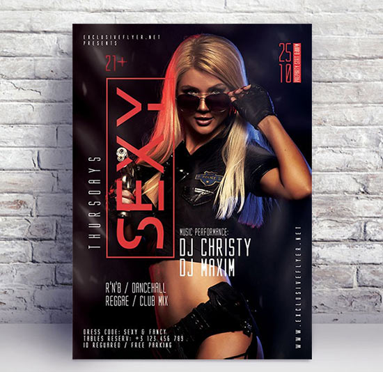 Sexy thursdays - Premium flyer psd template