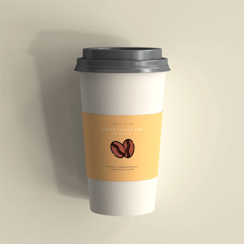 Large Size Paper Coffee Cup Mockup