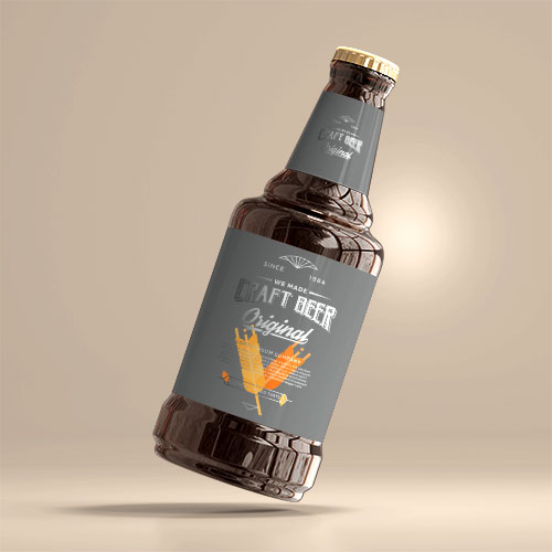 Beer Bottle Mockup