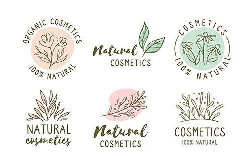 Nature Cosmetics Logo Collection