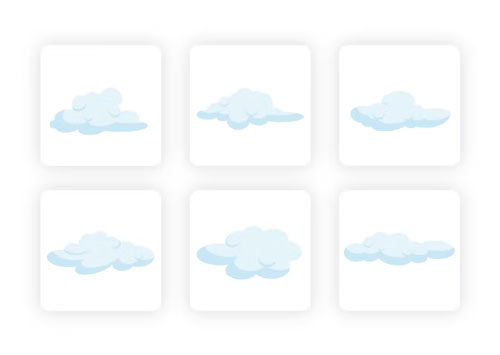 White Cloud Vector Collection 9LSCNSS