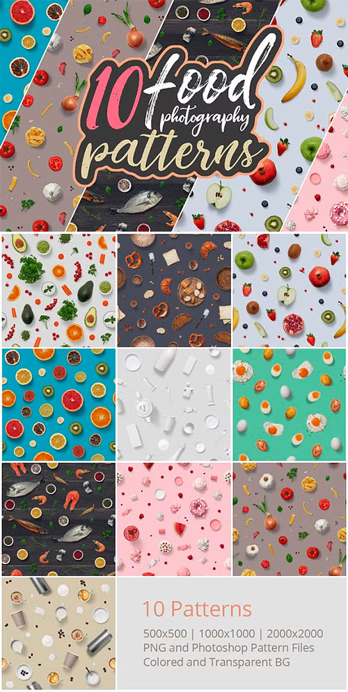 10 Food Photography Patterns 93M9WG