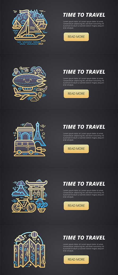 Travel Tourism Banners